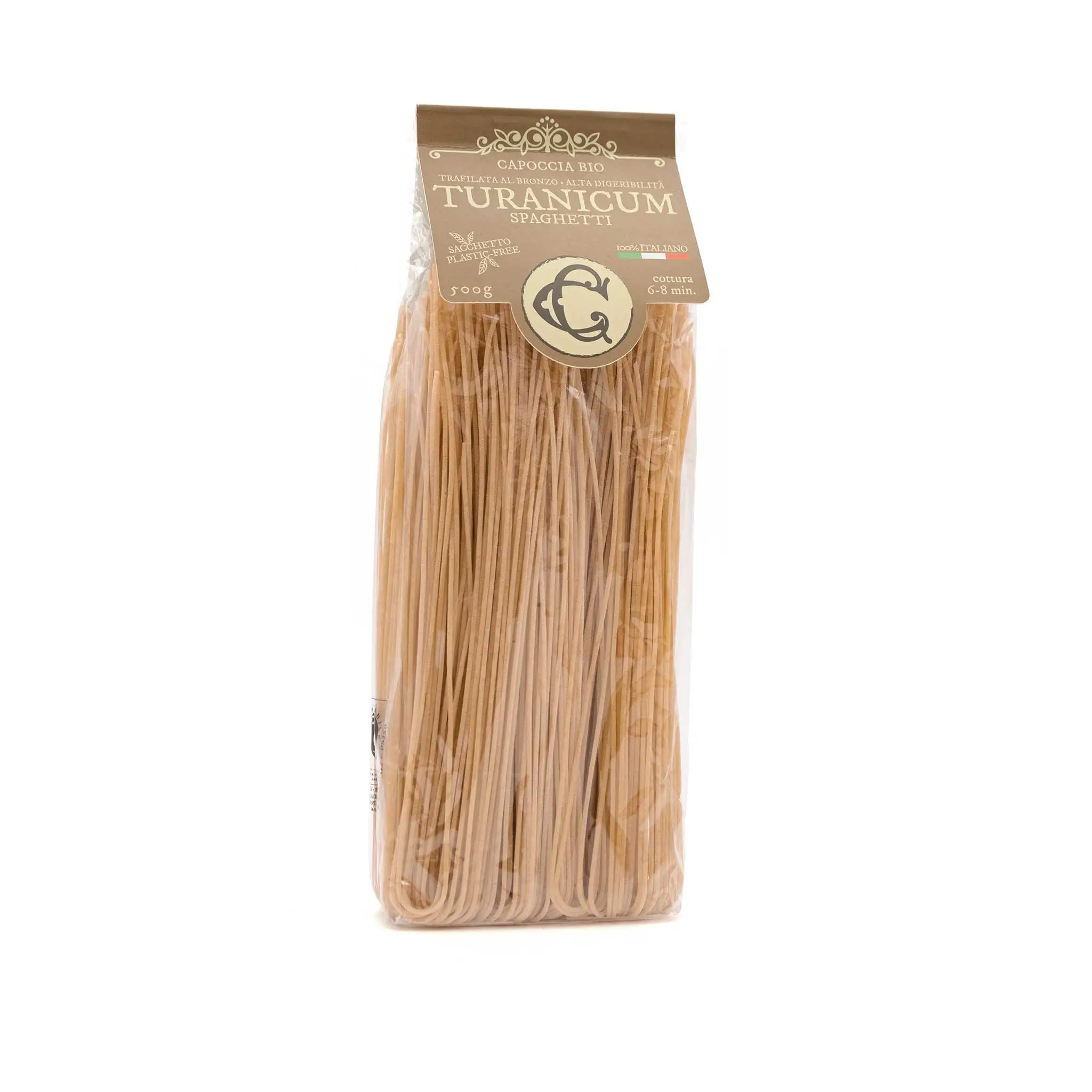 Spaghetti Turanicum, organic pasta made from ancient grains